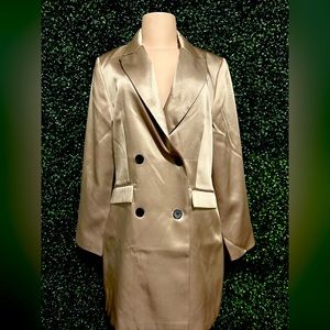 Tan Tuxedo Dress